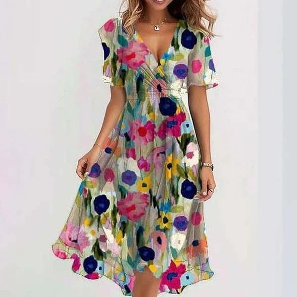 Women's Summer Dress White Lightweight Elegant Plus Size Available 2