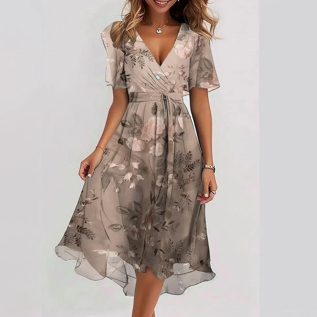 Women's Summer Dress White Lightweight Elegant Plus Size Available 3